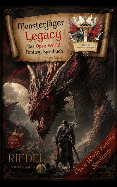 Cover Monsterjäger (Das Legacy Spielbuch)